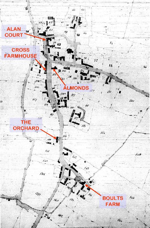 Tithe Map of Marston ~ 1834